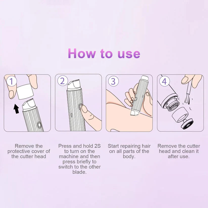 Double Head Electric Shaver